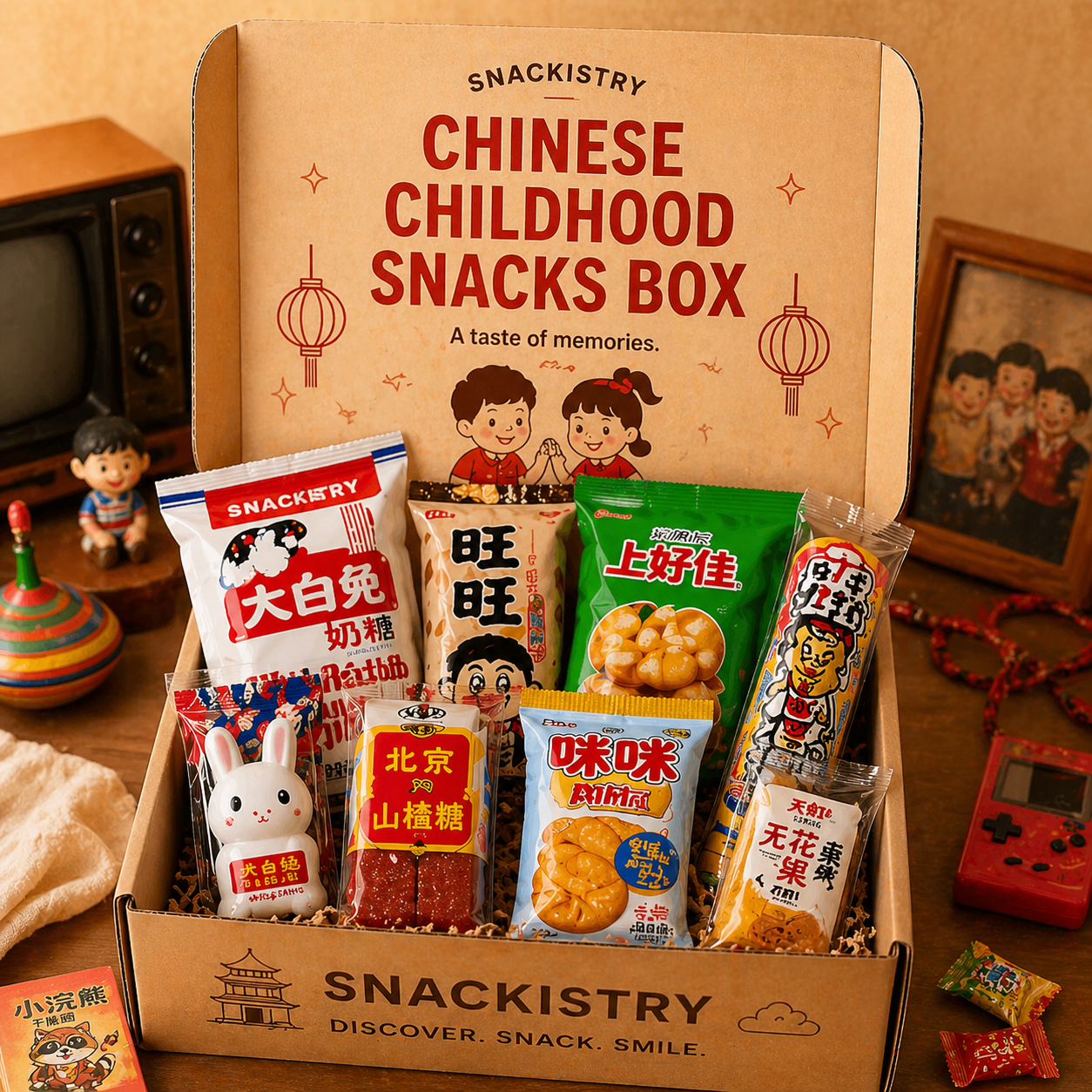 Chinese Childhood Snacks Box
