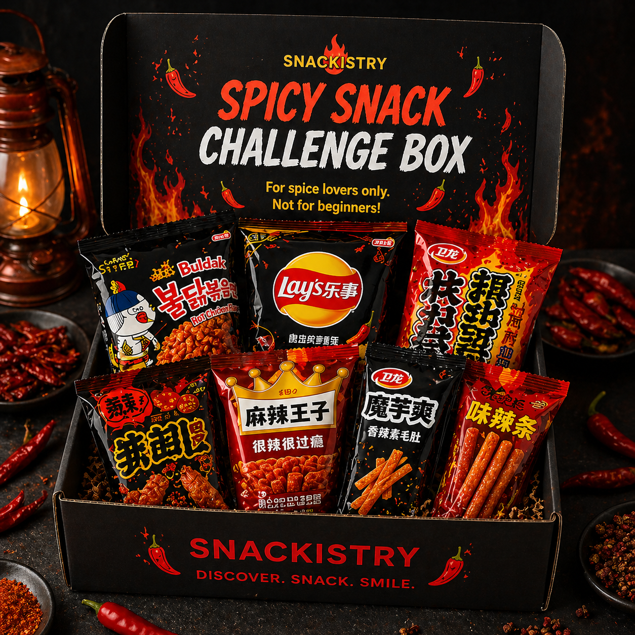 Spicy Snack Challenge Box
